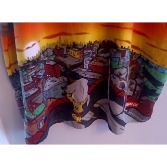 Vintage Reynolds Perry RP55 JNS Co Streetwear Polyester Button Up Shirt XXL Y2K - Picture 10 of 13